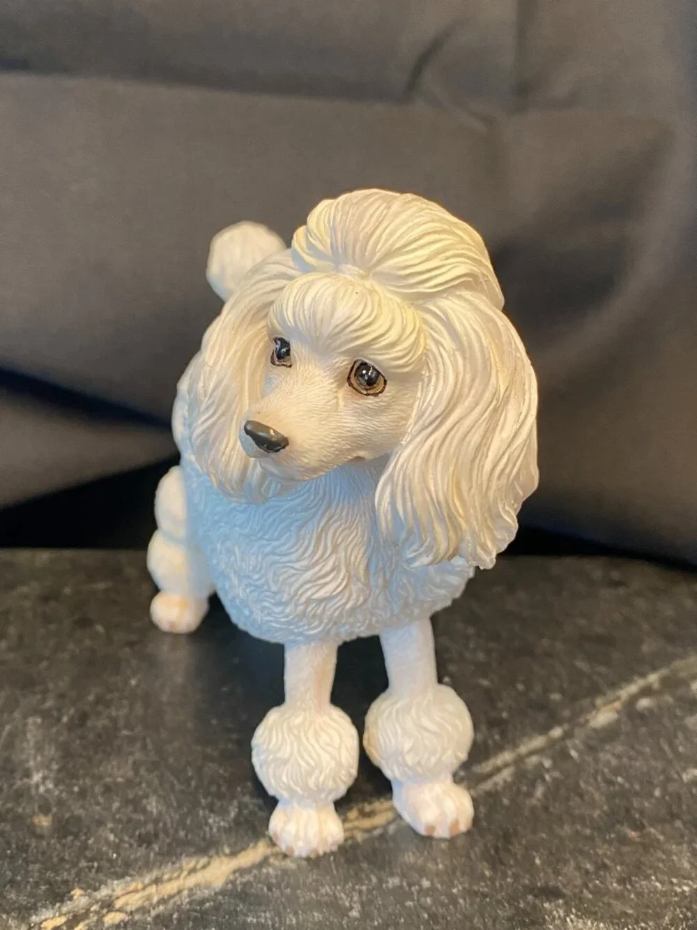 VTG Westland Giftware Poochware White Poodle Figurine 11578 Rare